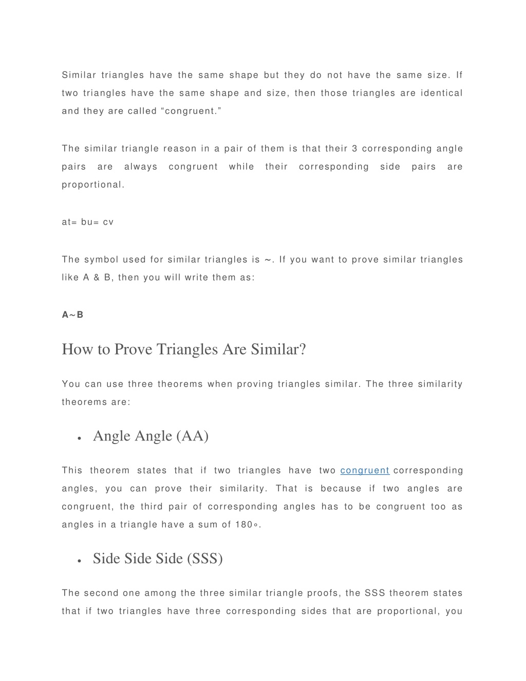 PPT - How to Prove Similar Triangles – Similarity Theorems PowerPoint ...