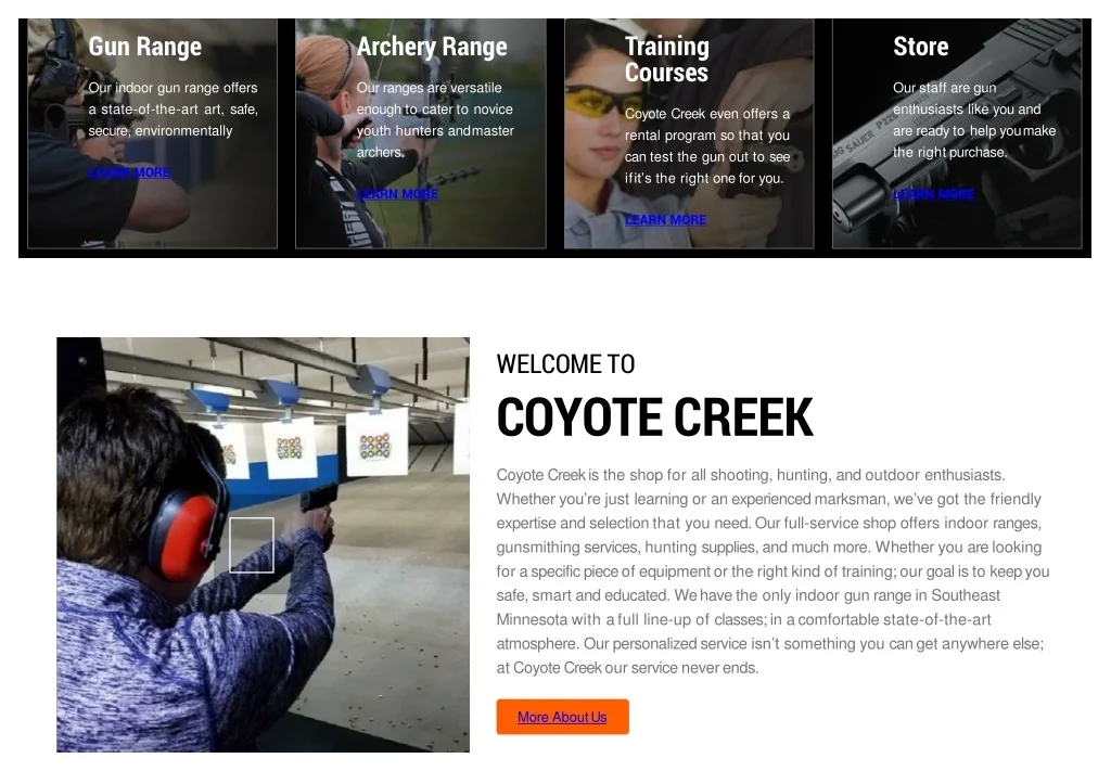 Elegant Coyote Creek Gun Archery Images
