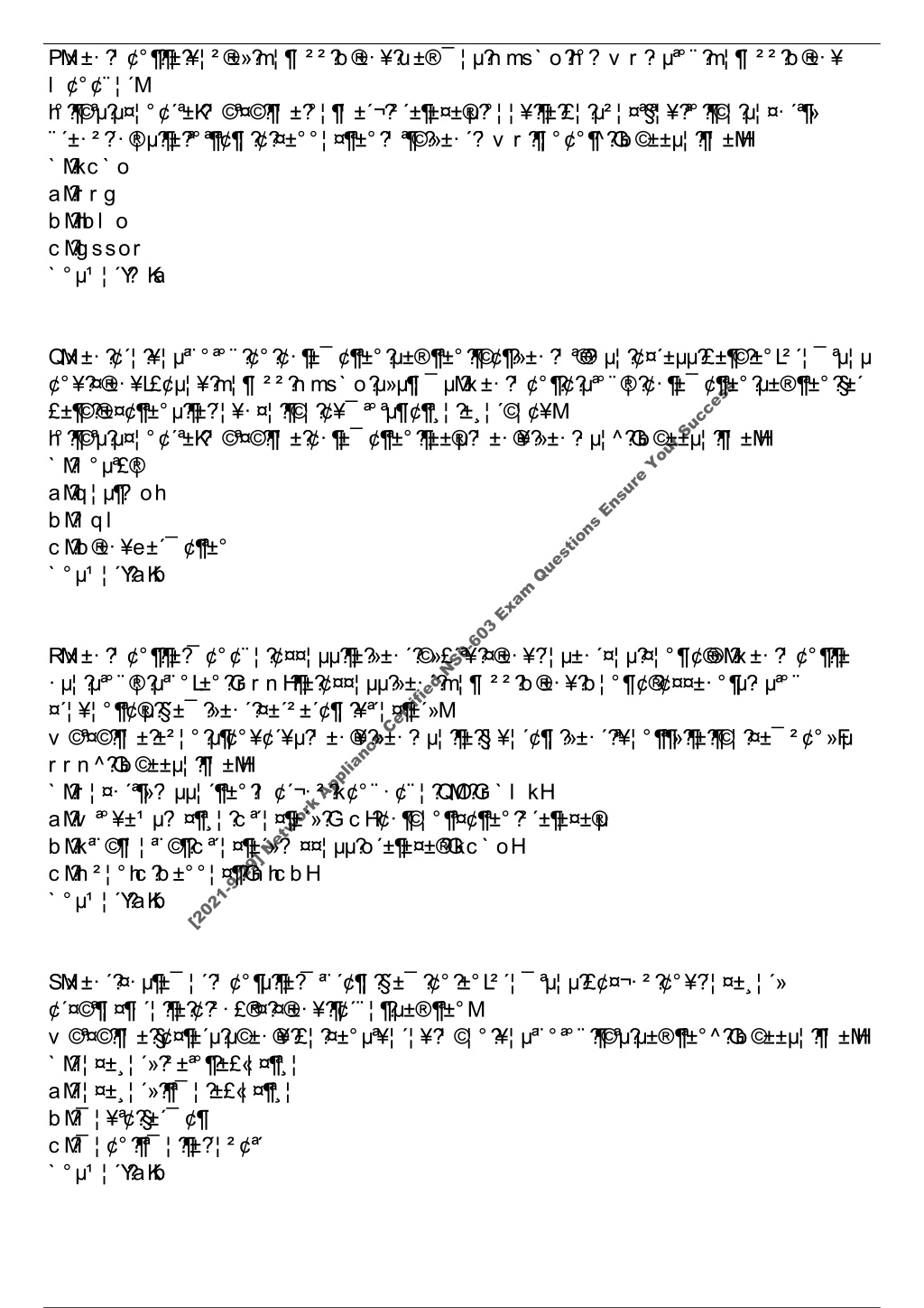 Updated NS0-603 Test Cram