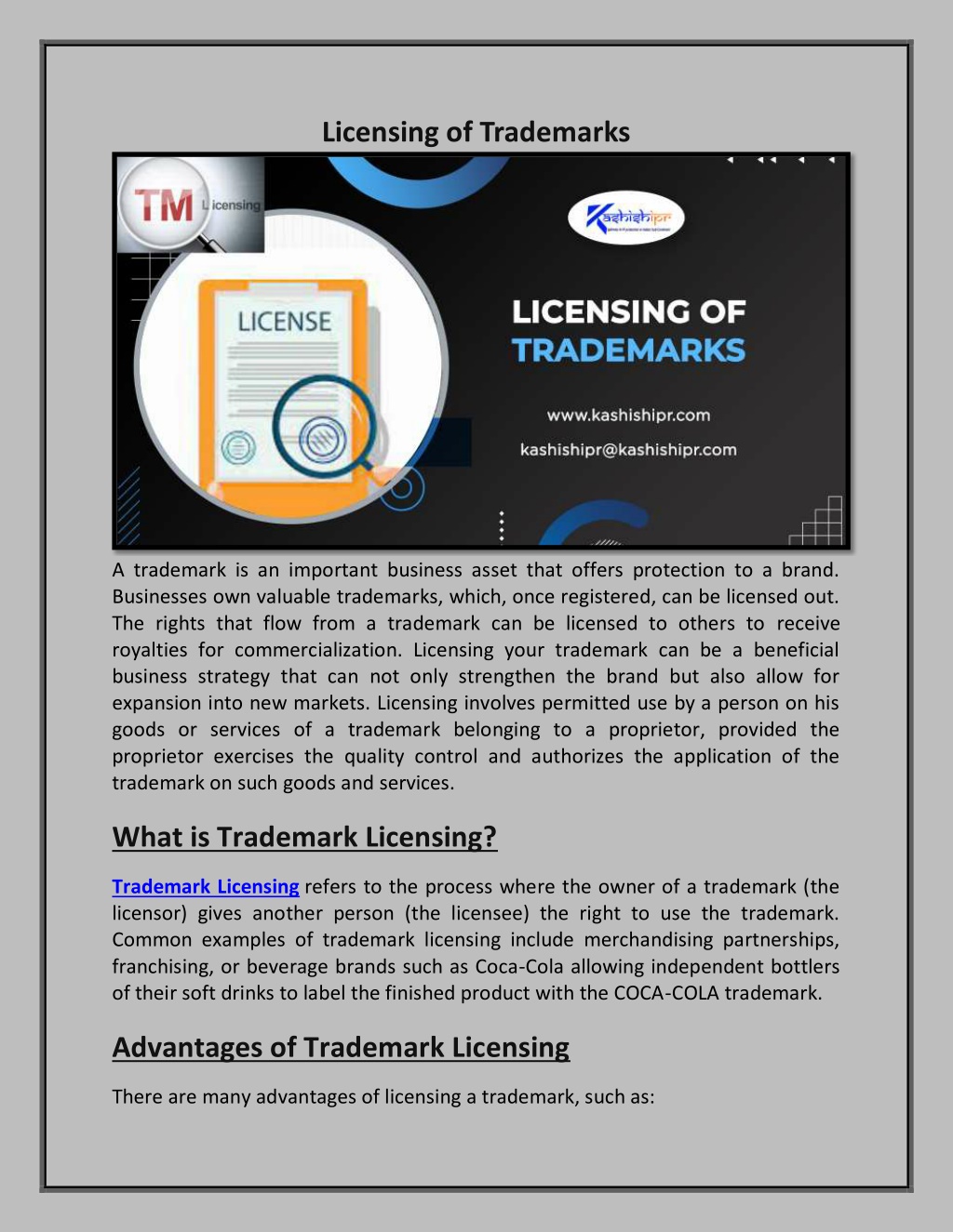 PPT - Licensing of Trademarks PowerPoint Presentation, free download ...