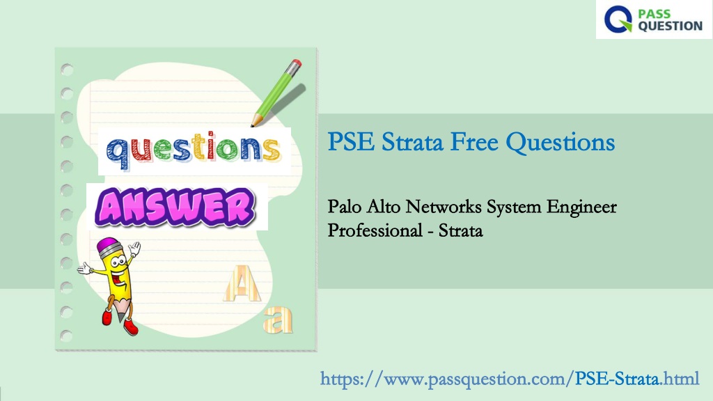 PSE-Strata Study Test