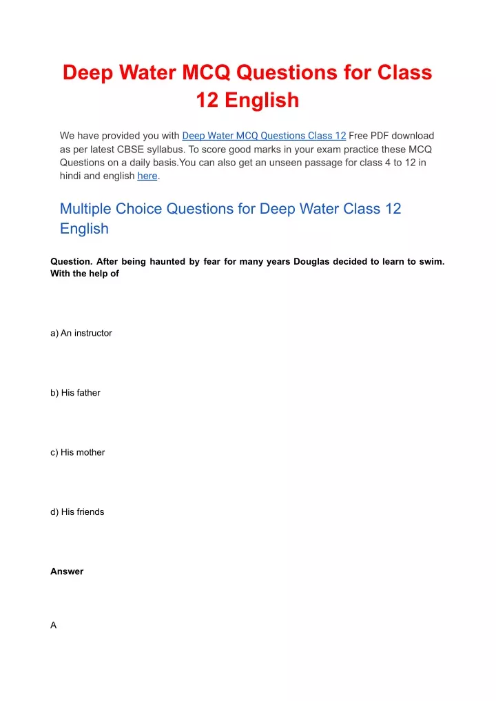 ppt-deep-water-mcq-questions-for-class-12-english-free-pdf-download