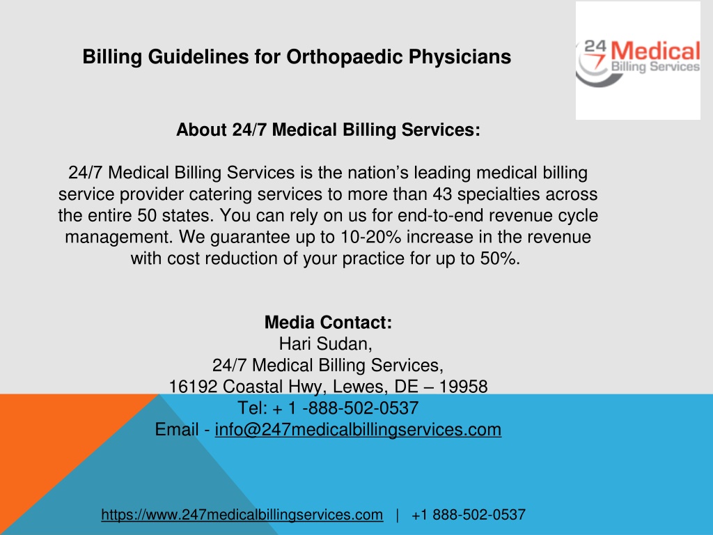 PPT - Billing Guidelines For Orthopaedic Physicians PowerPoint ...