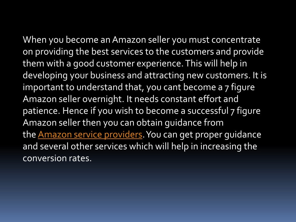 Become Amazon Service Provider