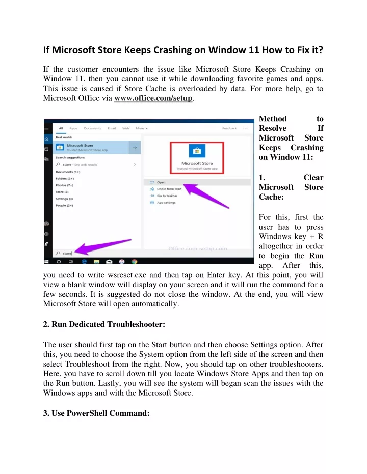 PPT - Fix - Microsoft Store Keeps Crashing On Window 11 PowerPoint ...