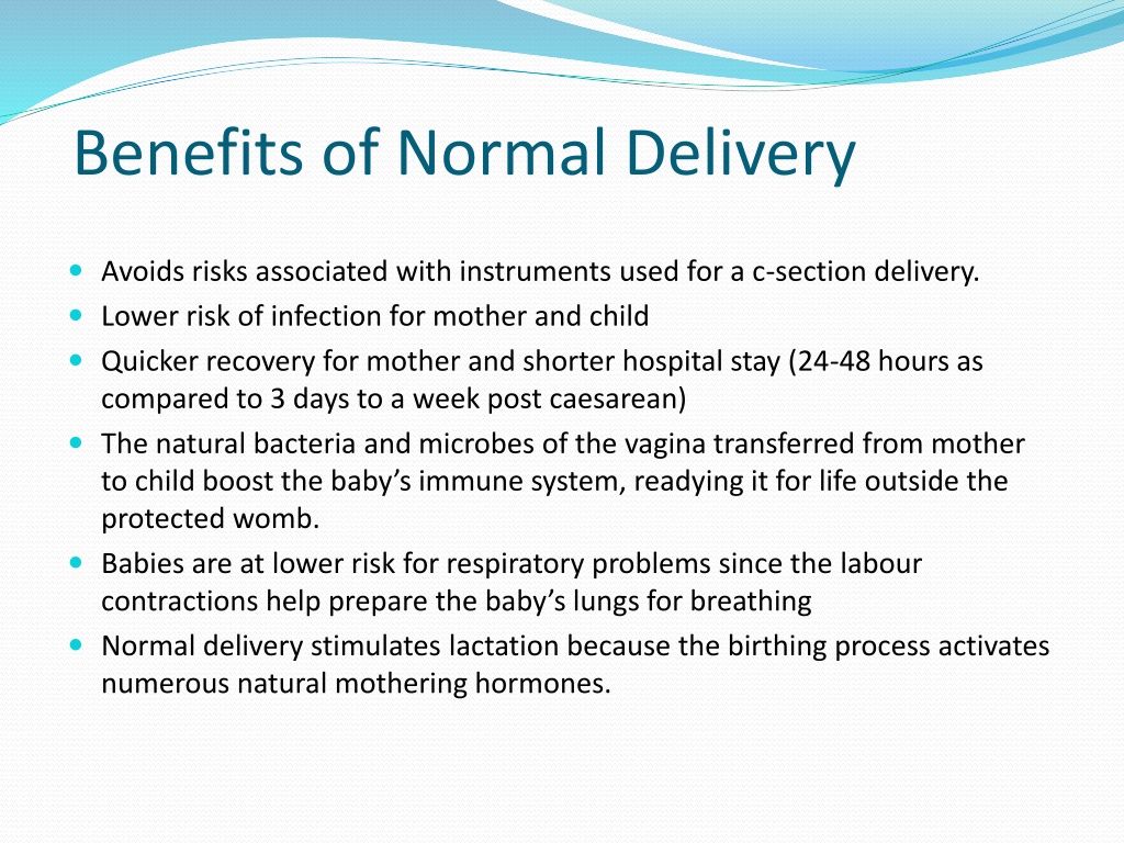 normal delivery case study ppt