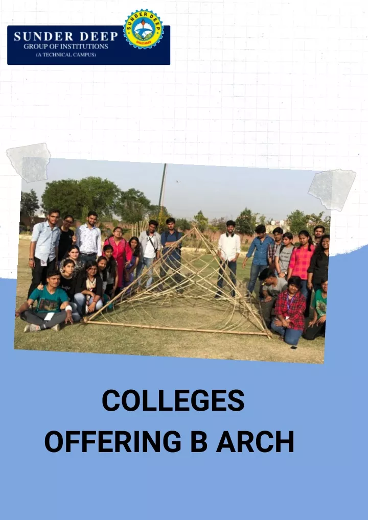 PPT - Colleges Offering B Arch | Architecture Colleges In Uttar Pradesh ...