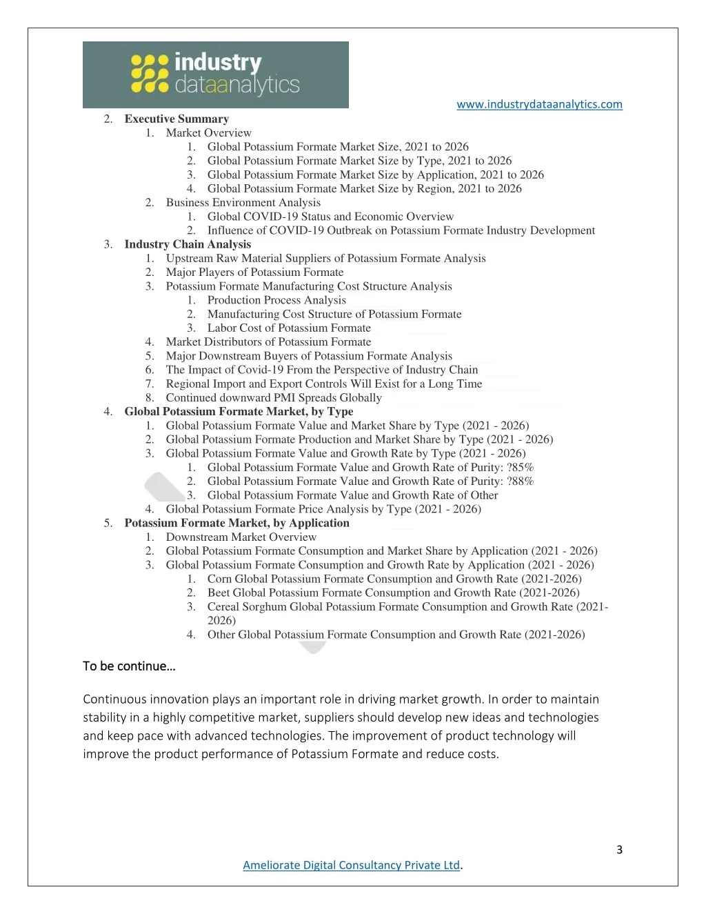 PPT Potassium Formate Market PowerPoint Presentation Free Download 