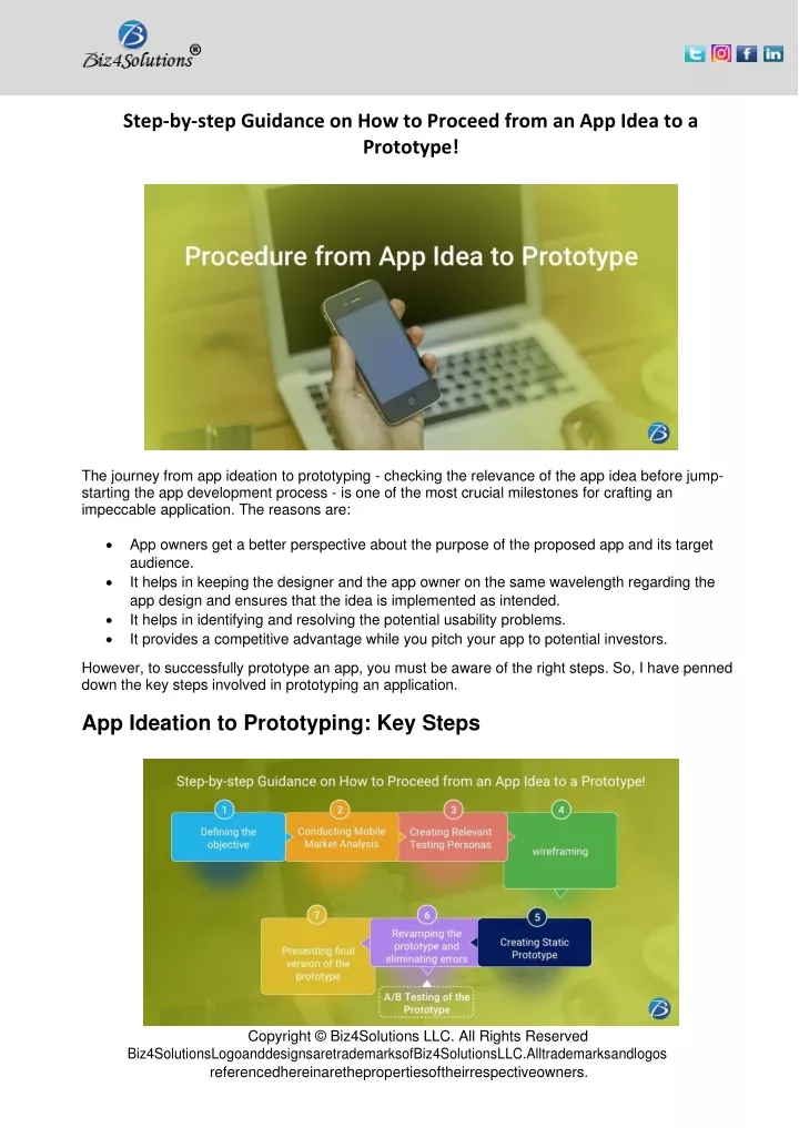 PPT - Step-by-step Guidance on How to Proceed from an App Idea to a ...