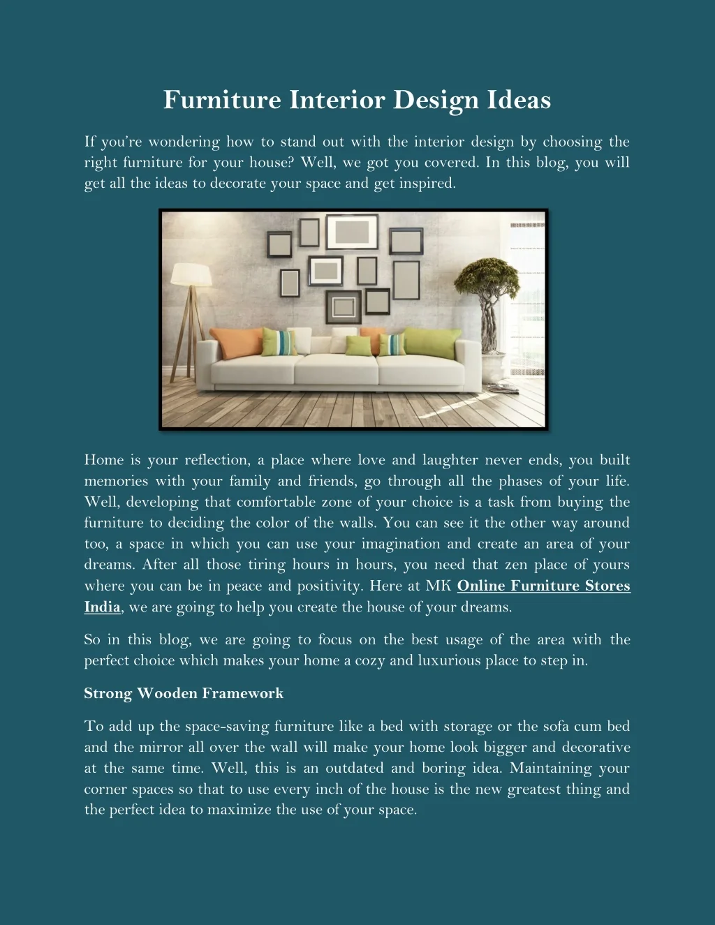 PPT Furniture Interior Design Ideas PowerPoint Presentation, free