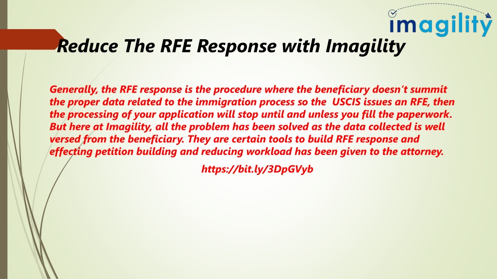 PPT Reduce The RFE Response with Imagility PowerPoint Presentation