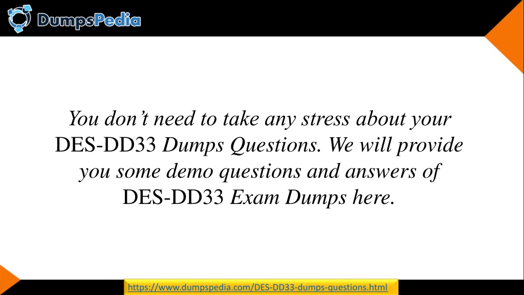 DES-DD33 Reliable Test Guide