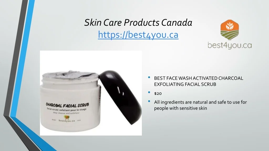 PPT Skin Care Products Canada PowerPoint Presentation, free download