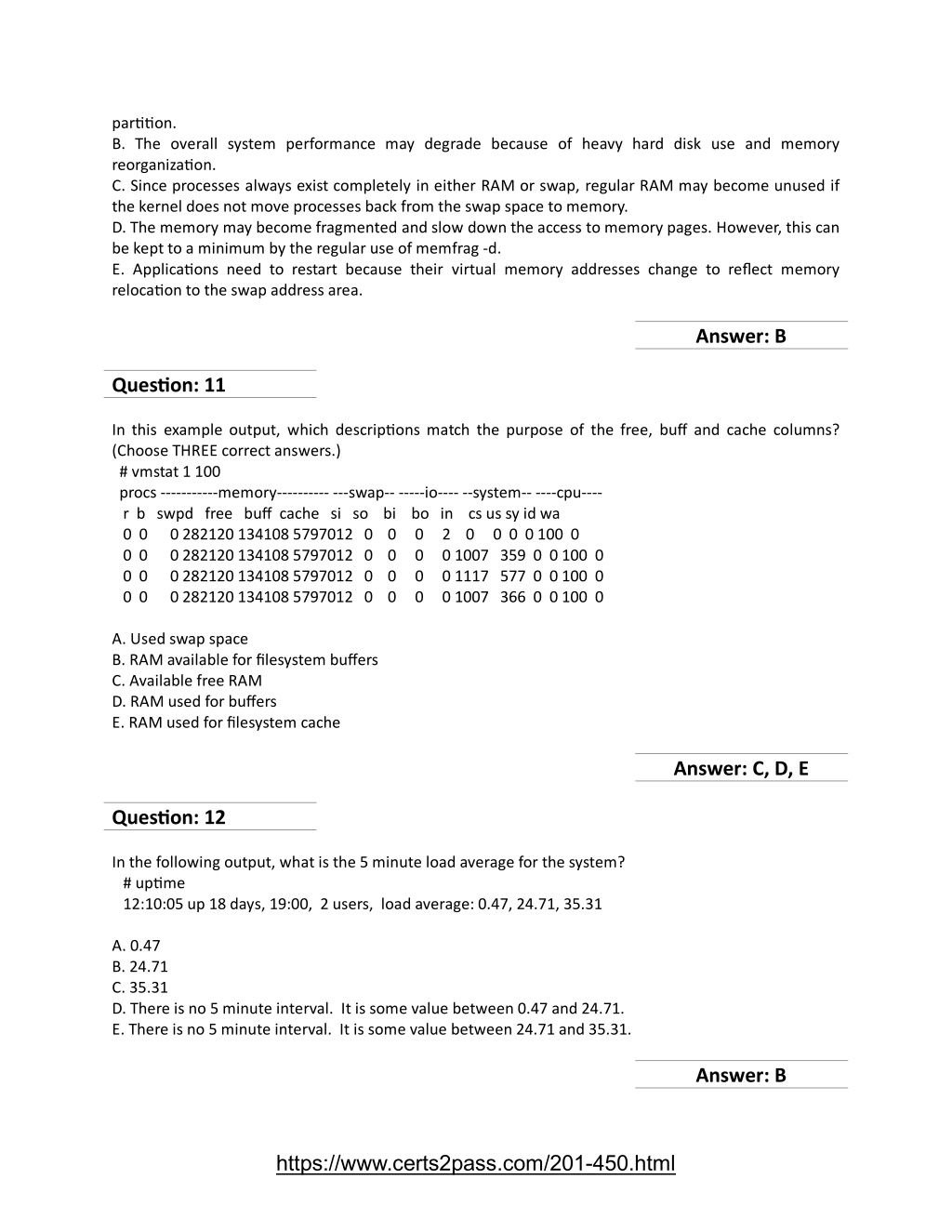 Latest 201-450 Exam Price