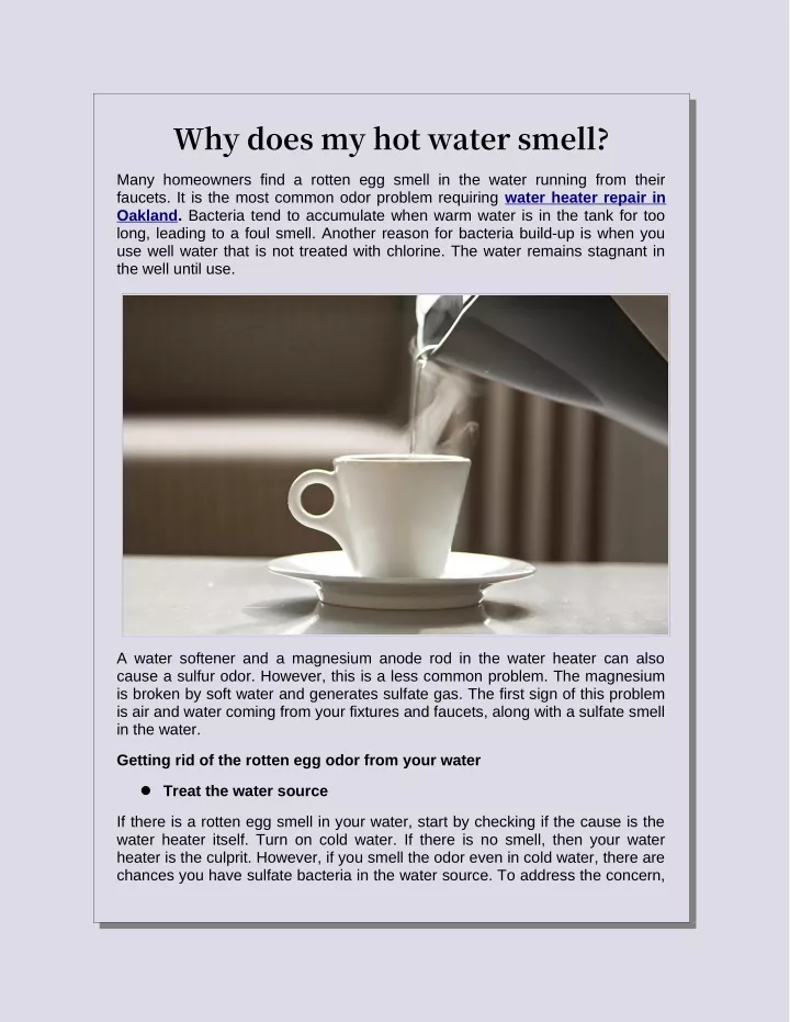 ppt-why-does-my-hot-water-smell-powerpoint-presentation-free