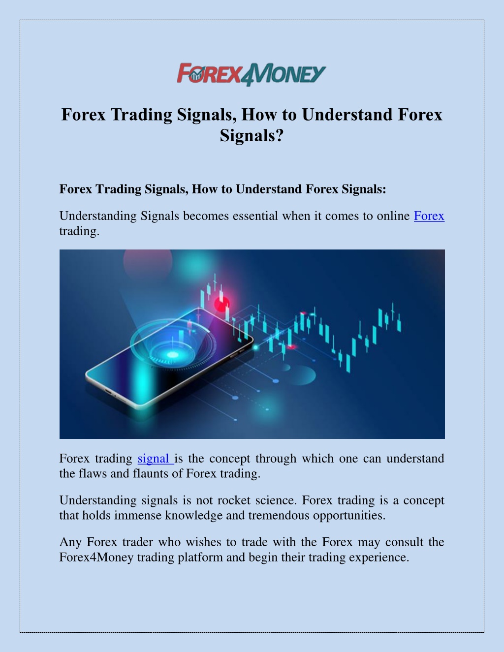 PPT - How to identify forex trading signals which gives good returns ...