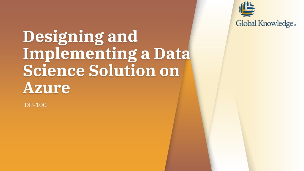 PPT - Designing and Implementing a Data Science Solution on Azure ...