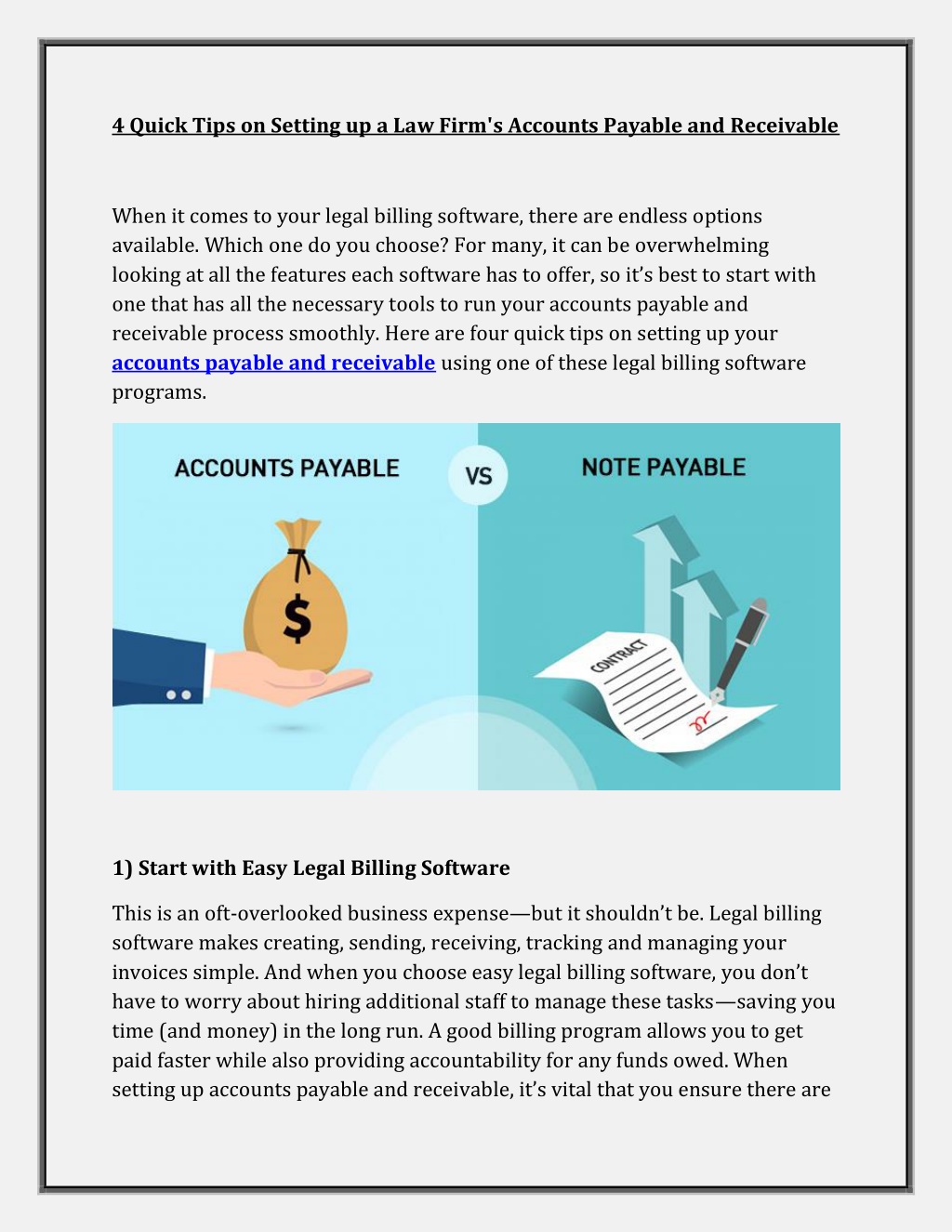 PPT - 4 Quick Tips on Setting up a Law Firm's Accounts Payable and ...