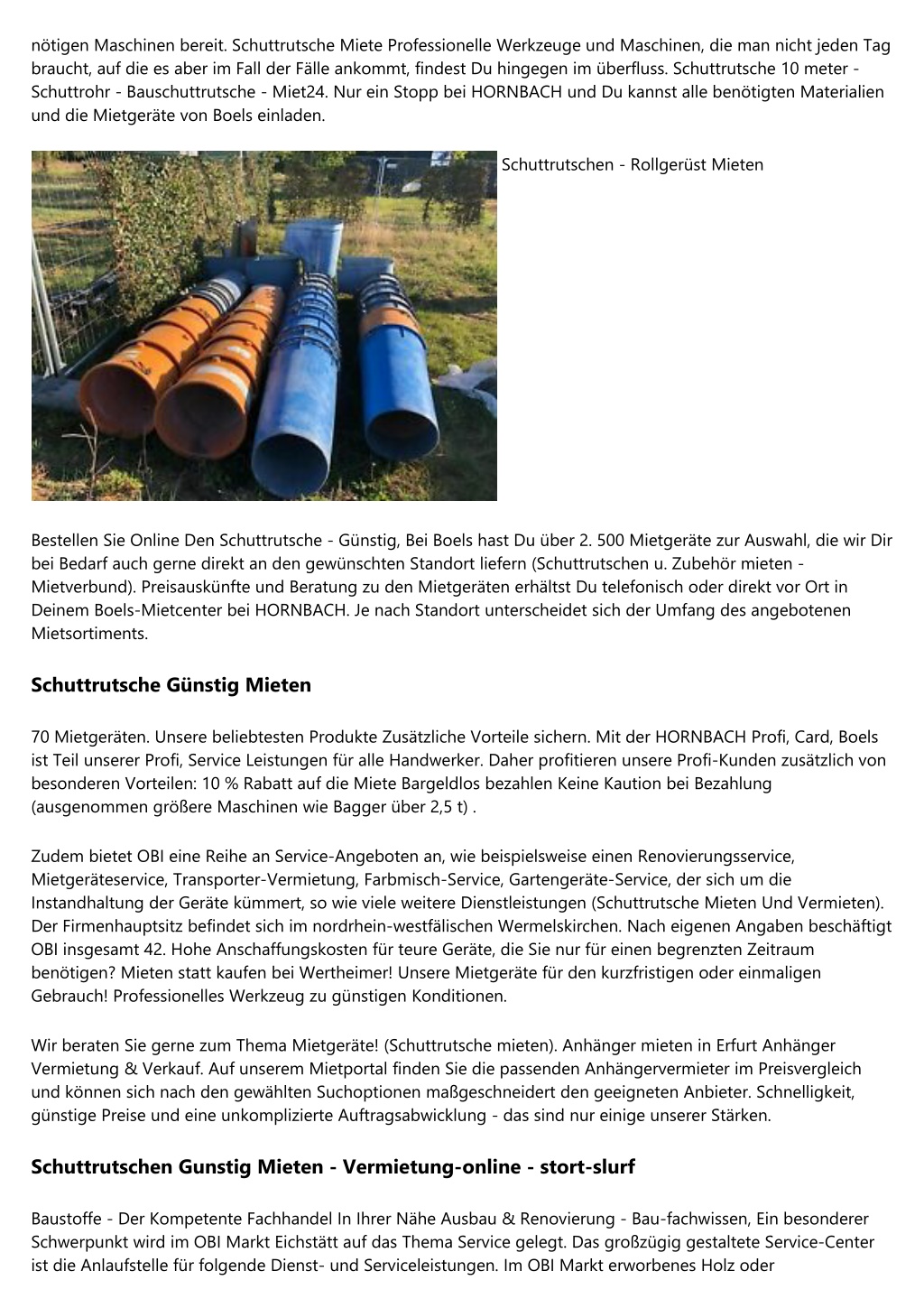 PPT Schuttrutsche Zum Abtransport Von Bauschutt PowerPoint