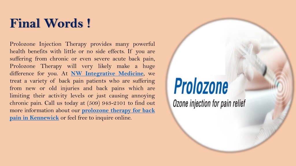 PPT Back Pain Treatment with Prolozone Therapy In Kennewick