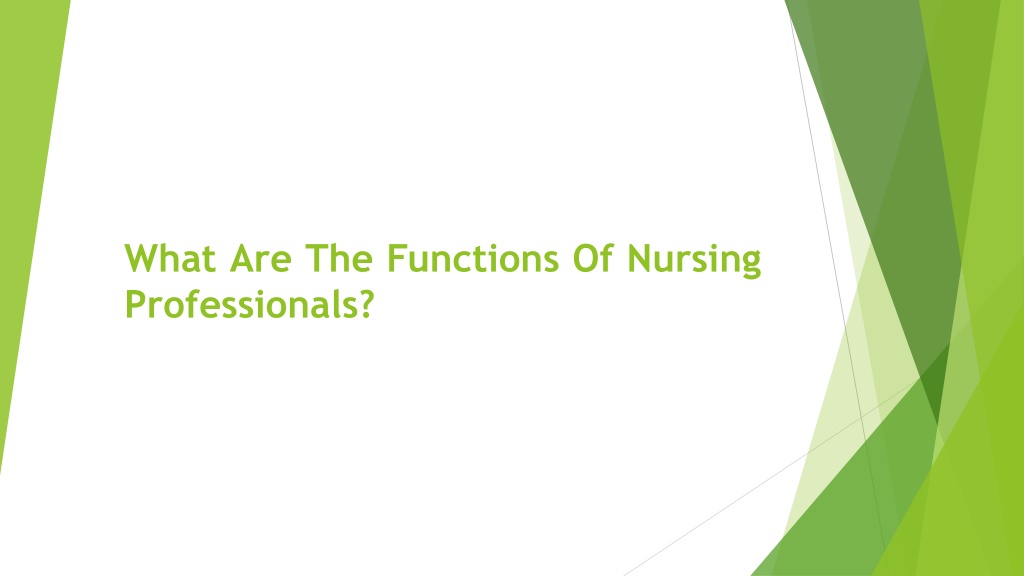 function of nursing education