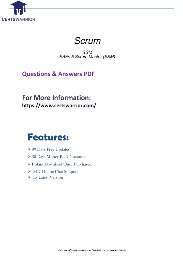 Exam SSM Forum