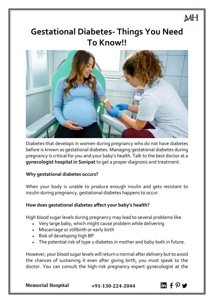 Ppt Gestational Diabetes Things You Need To Know Powerpoint