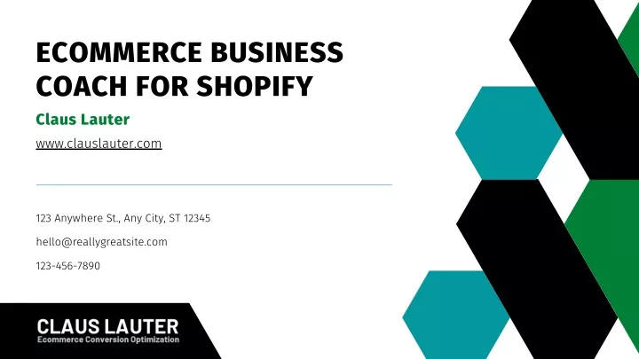 PPT - Ecommerce Business Coach for Shopify PowerPoint Presentation, free  download - ID:10902372