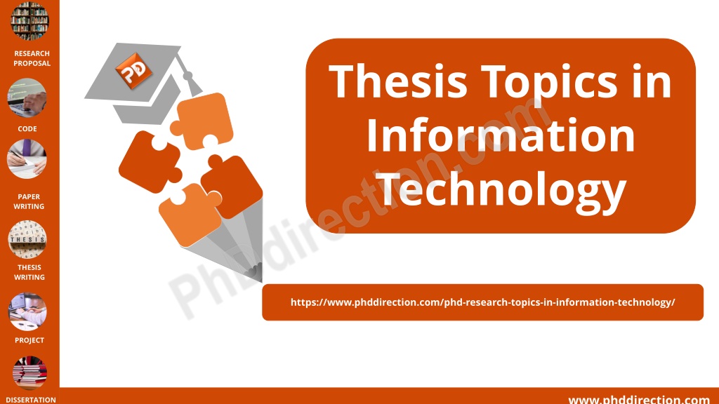 does information technology course have thesis