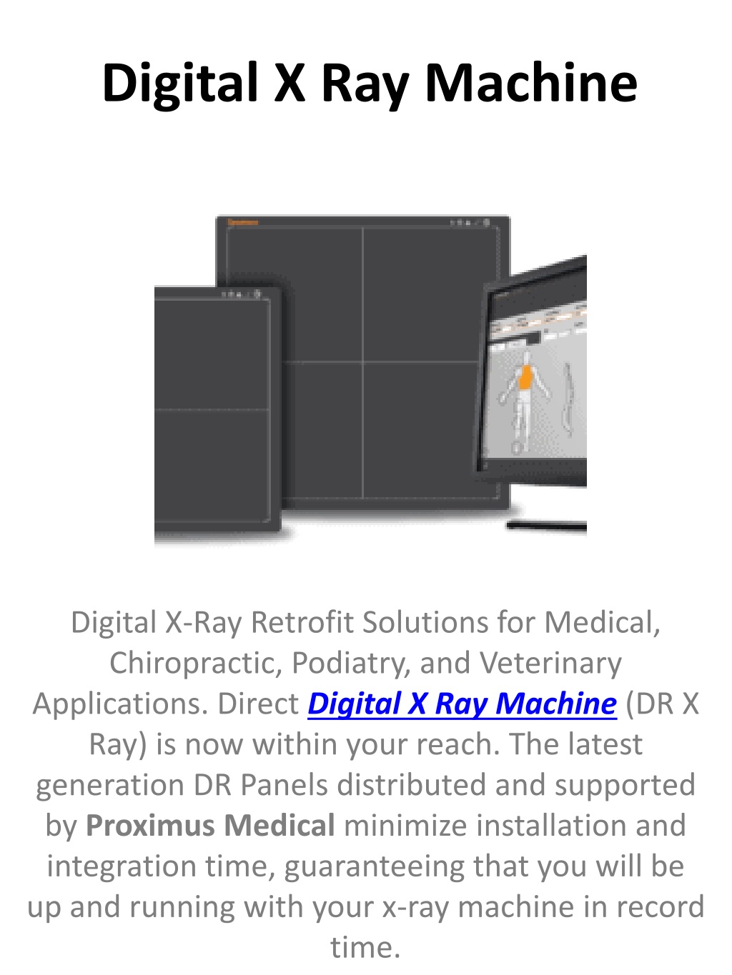 x ray machine ppt presentation