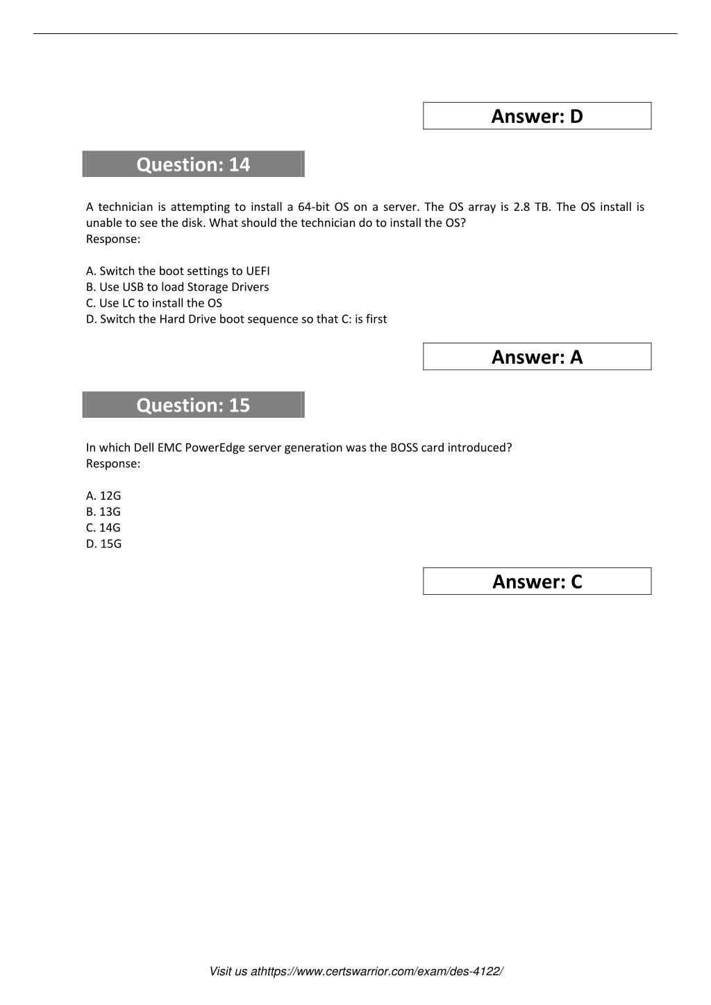 Practice DES-4122 Mock