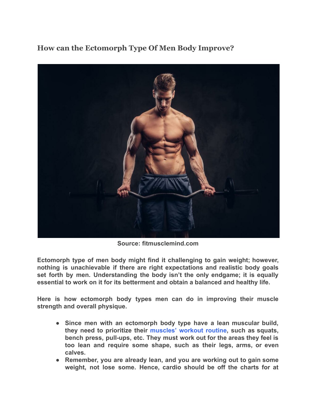 PPT - Types of Men body: Ectomorph, Mesomorph, Endomorph PowerPoint ...