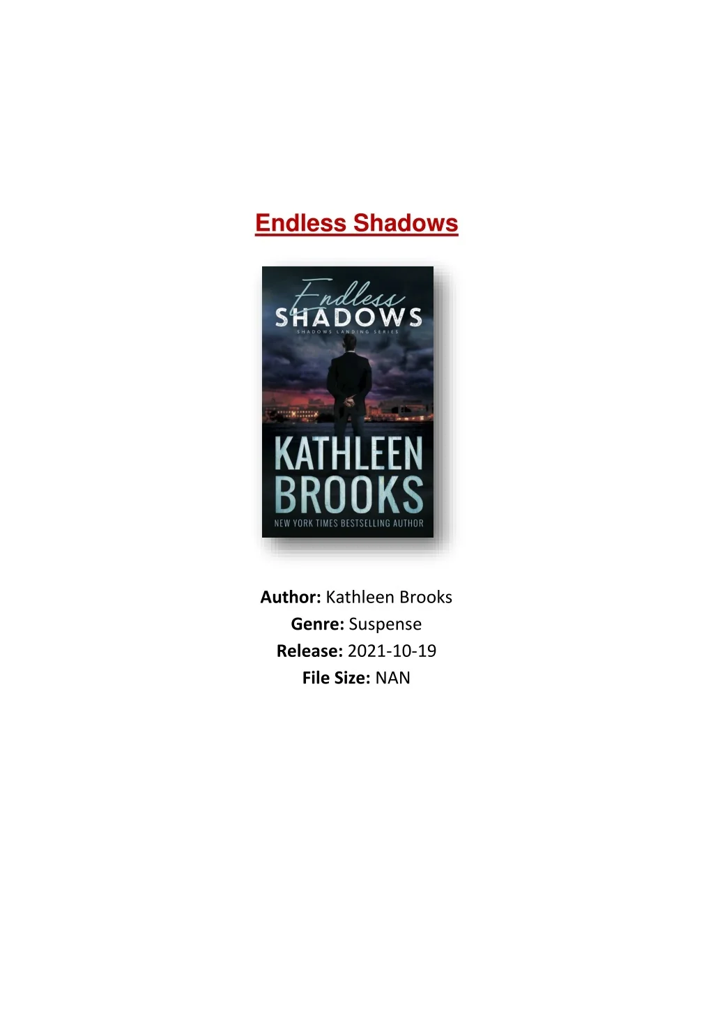 PPT - Endless Shadows[PDF] Free Download Endless Shadows By Kathleen ...