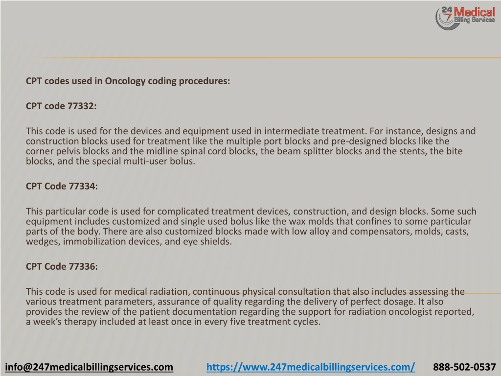 PPT - Billing & Coding Guidelines For Oncology Billing PowerPoint ...