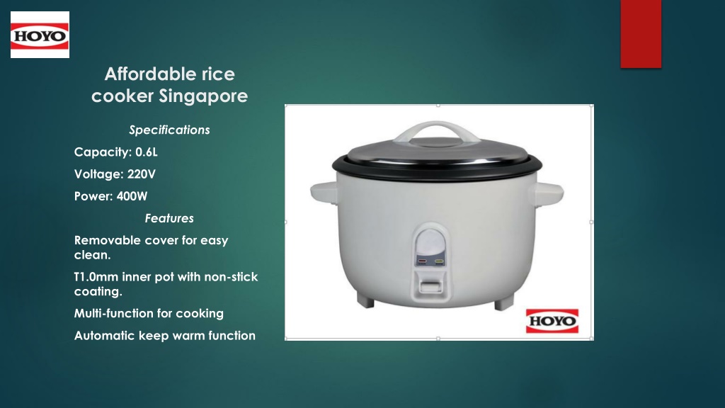 PPT - Affordable Rice Cooker in Singapore PowerPoint Presentation, free