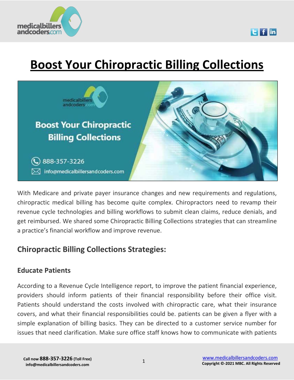 PPT - Boost Your Chiropractic Billing Collections PowerPoint ...