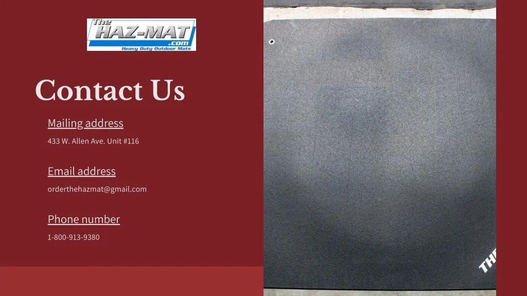 PPT - Waterproof Mat Outdoor PowerPoint Presentation, free download ...
