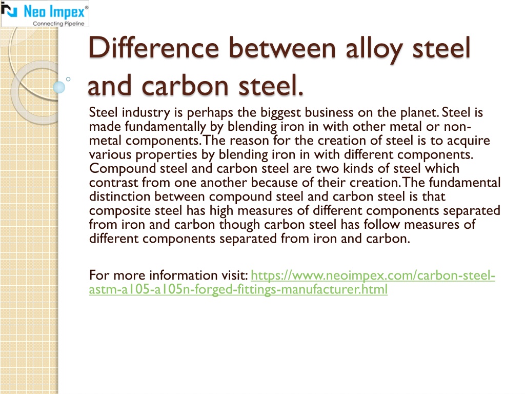 PPT - Difference Between Alloy Steel And Carbon Steel PowerPoint ...