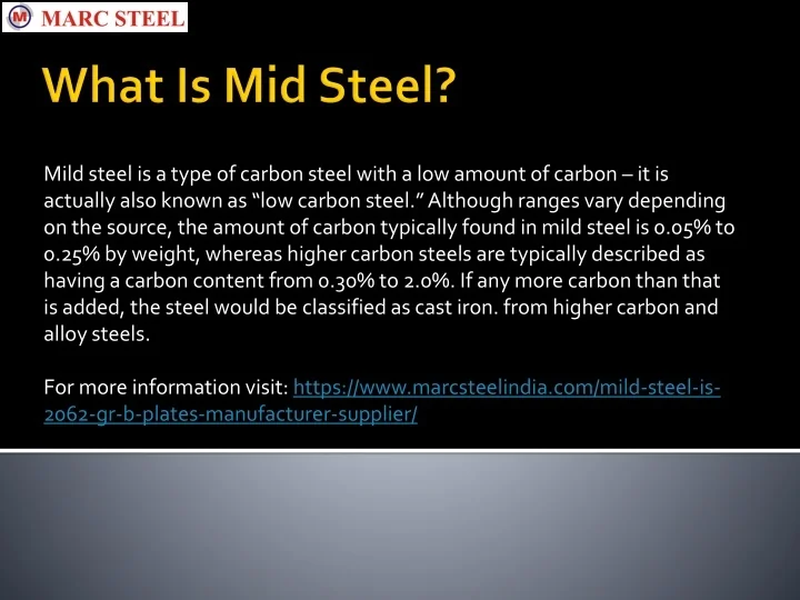PPT - What Is Mid Steel PowerPoint Presentation, free download - ID ...