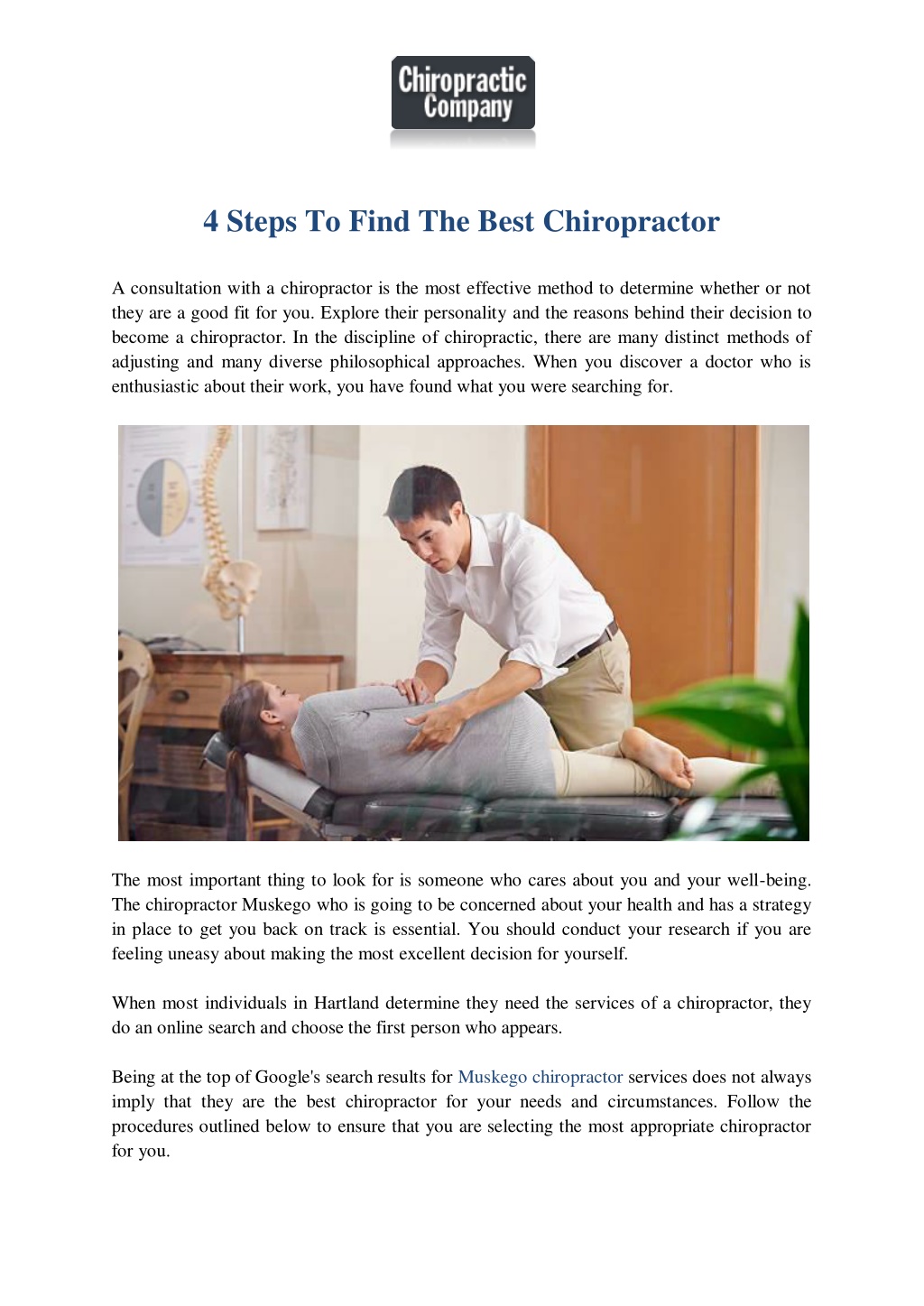 Ppt - 4 Steps To Find The Best Chiropractor Powerpoint Presentation 