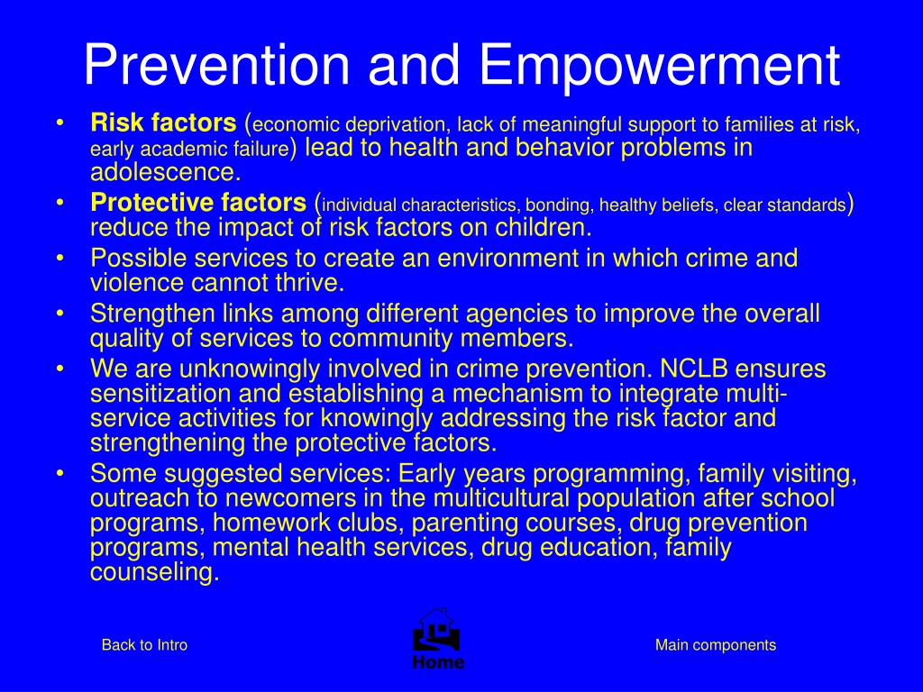 PPT Crime Prevention Through Social Development PowerPoint 