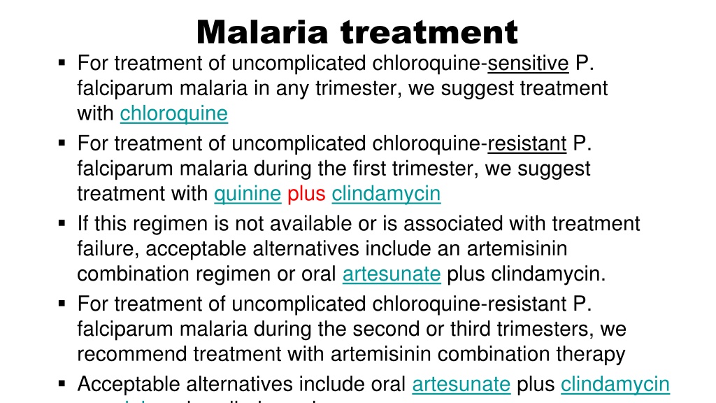 presentation of congenital malaria