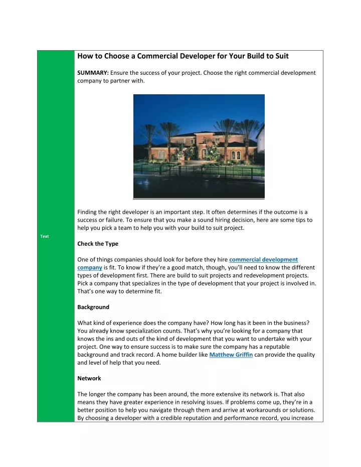 ppt-how-to-choose-a-commercial-developer-for-your-build-to-suit
