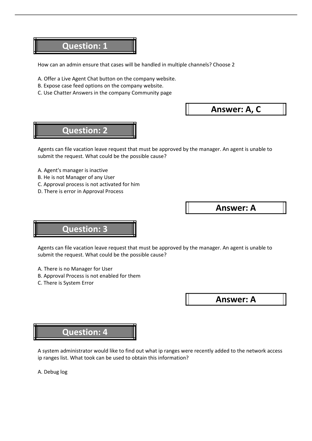 Exam Advanced-Administrator Format