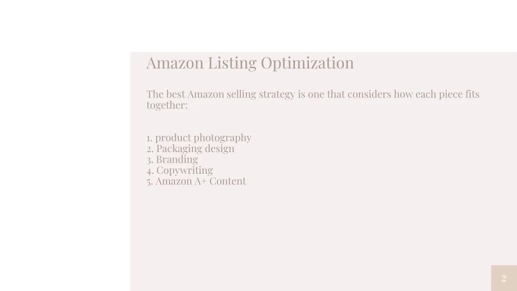 PPT - Best Amazon Listing Optimization Services by Elsie Brown Work ...