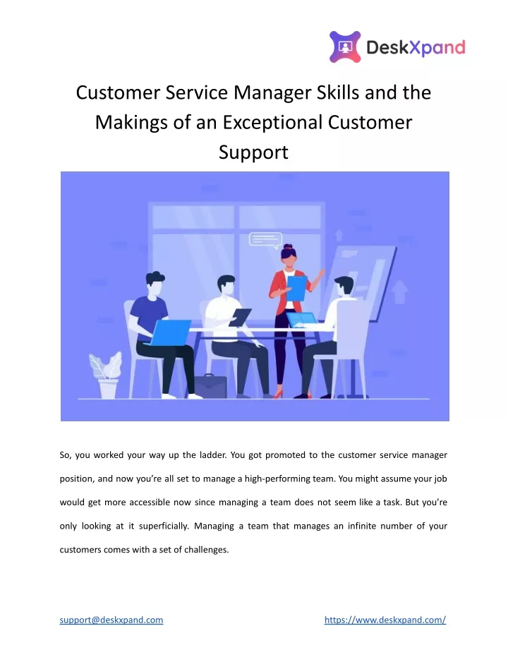 ppt-customer-service-manager-skills-and-the-makings-of-an-exceptional