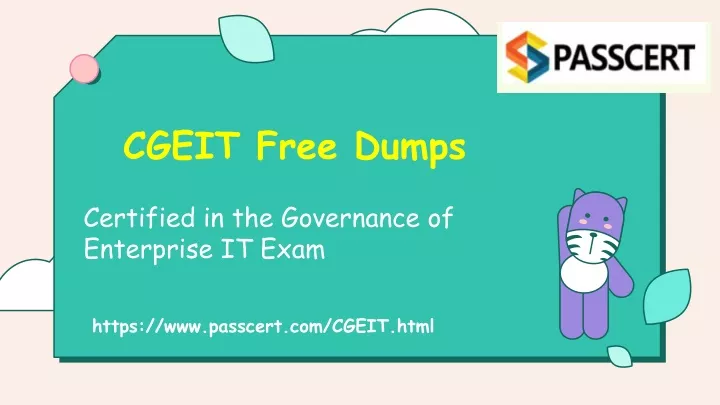 CGEIT Detailed Answers