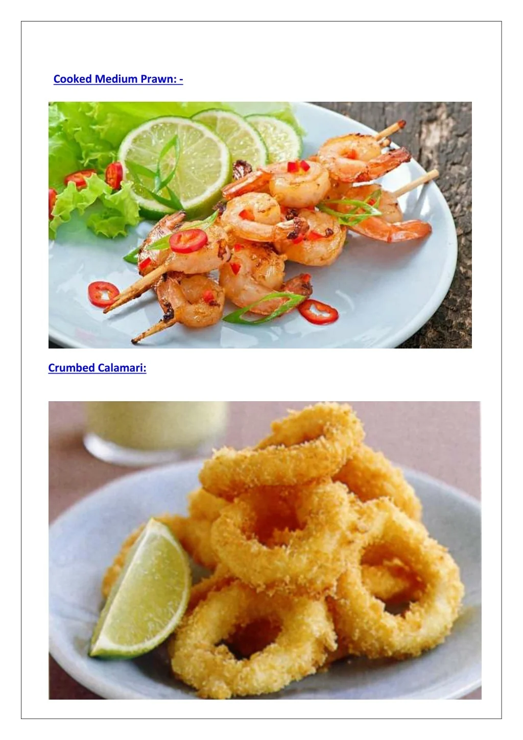 PPT 5 Off PKG Seafood Wholesale Menu Tweed Heads West, NSW PowerPoint Presentation ID