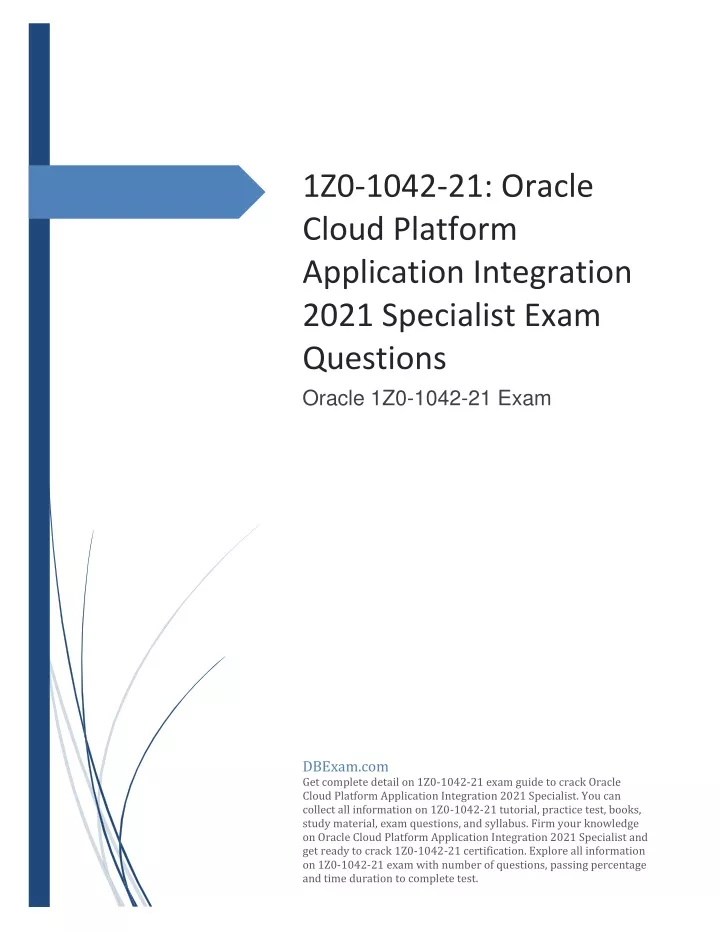 New 1z0-1042-22 Study Guide