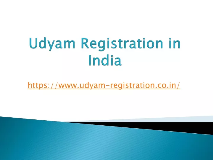 PPT - Is it mandatory to have GST Registration to apply for Udyam ...